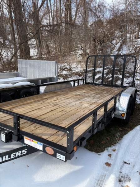New 2026 PJ Trailers 83" x 14' Tandem Axle Channel Utility (UL) Utility Trailer