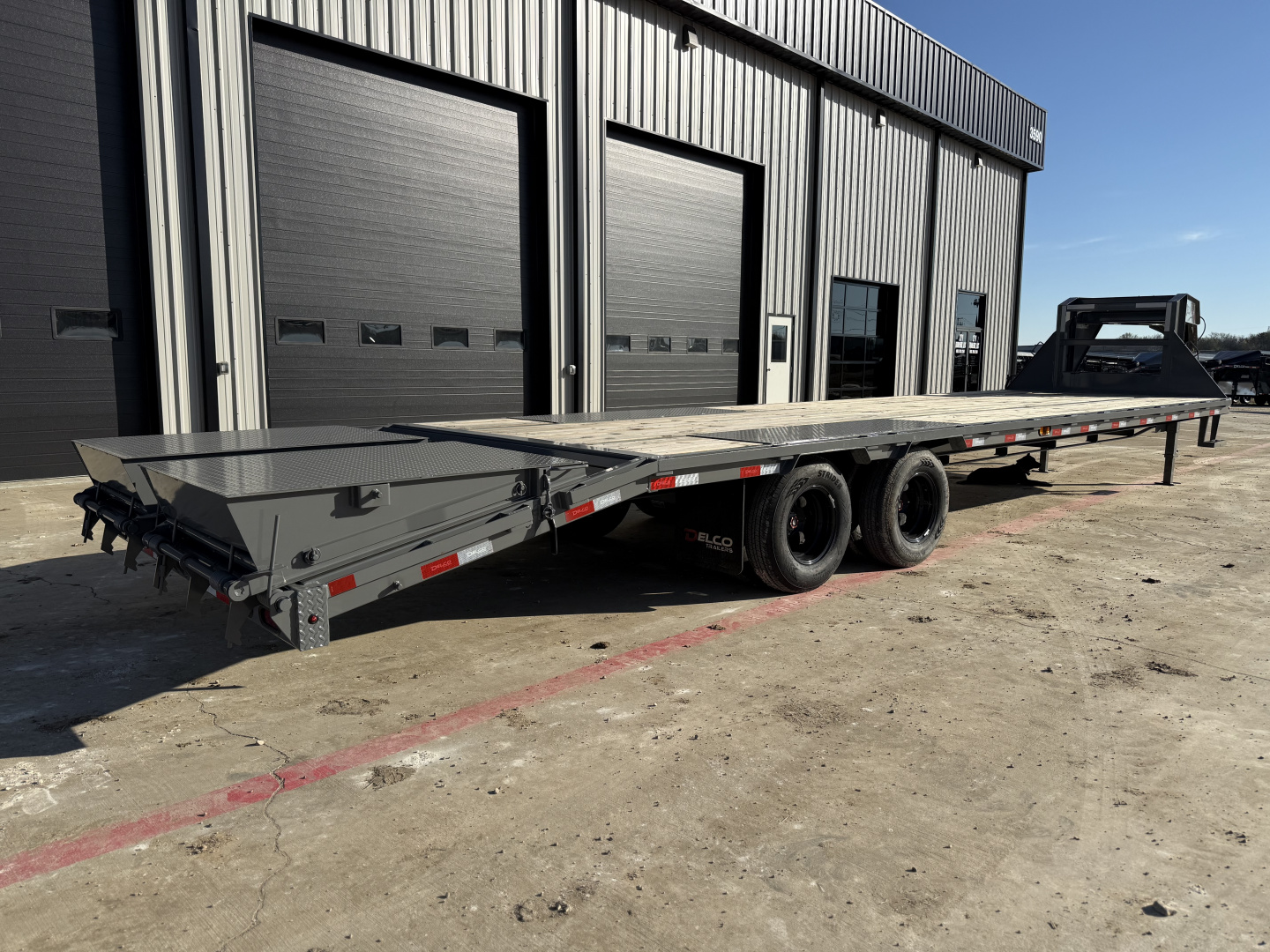 New 2026 Delco Trailers FD32 Flatbed Trailer 41941