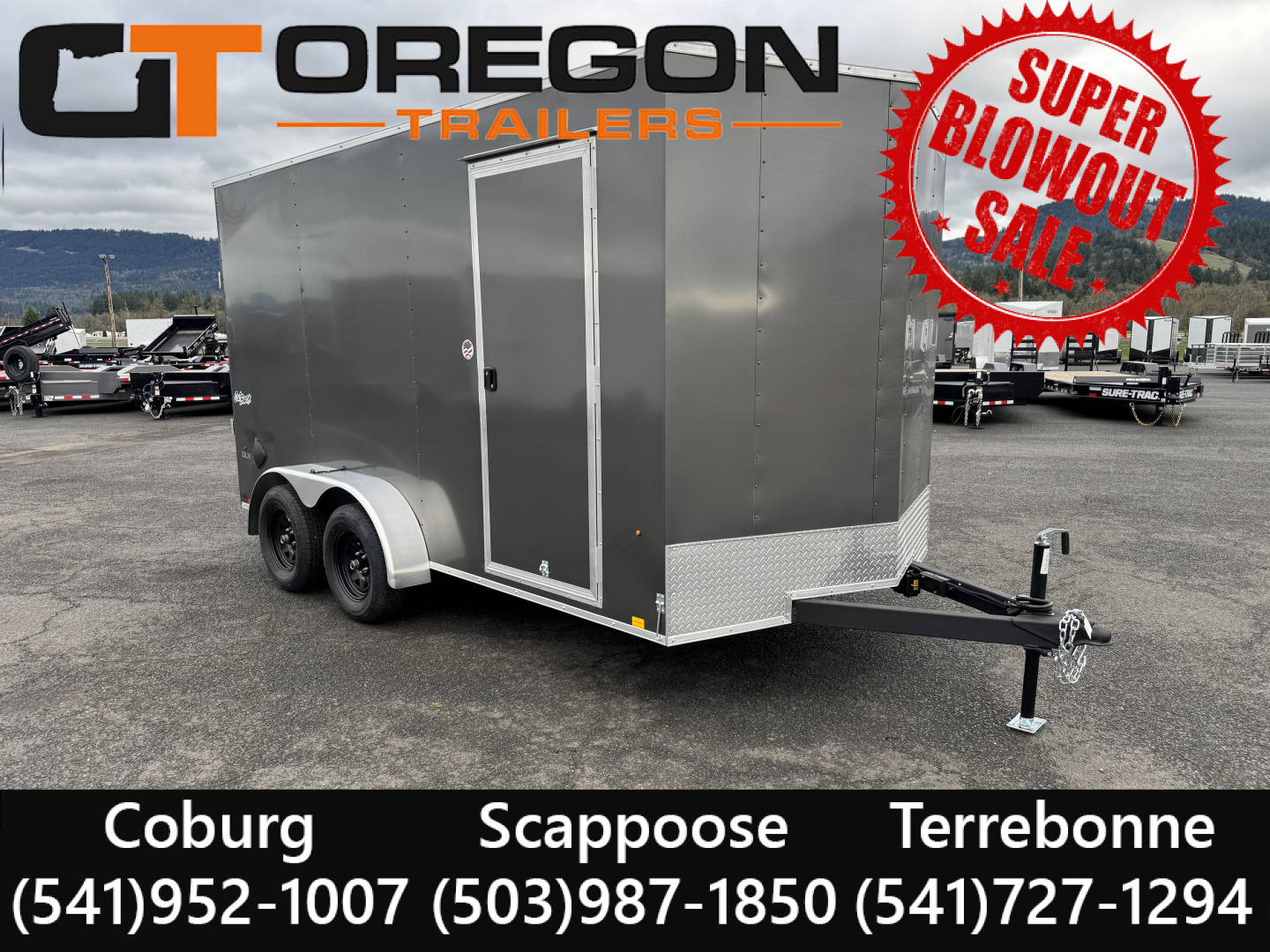 New 2026 Formula Traverse 7x16 Enclosed Trailer +6  Height 7K GVWR