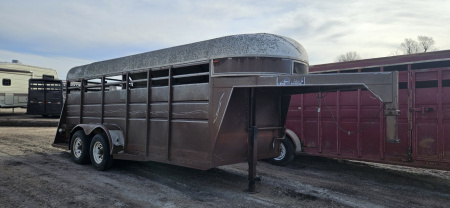 Used 1984 Blair 6' x 16' Stock Trailer