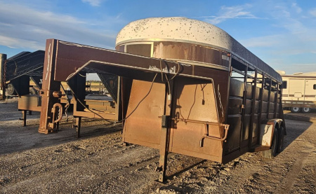 Used 1984 Blair 6' x 16' Stock Trailer