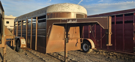 Used 1984 Blair 6' x 16' Stock Trailer