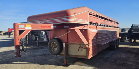 Used 2011 Donahue 6'8" x 22' Stock Trailer