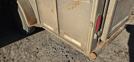 Used 2015 Delta Mfg 6'8" x 22' Stock Trailer