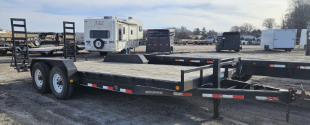 Used 2014 PJ Trailers 83  x 20' Equipment Trailer