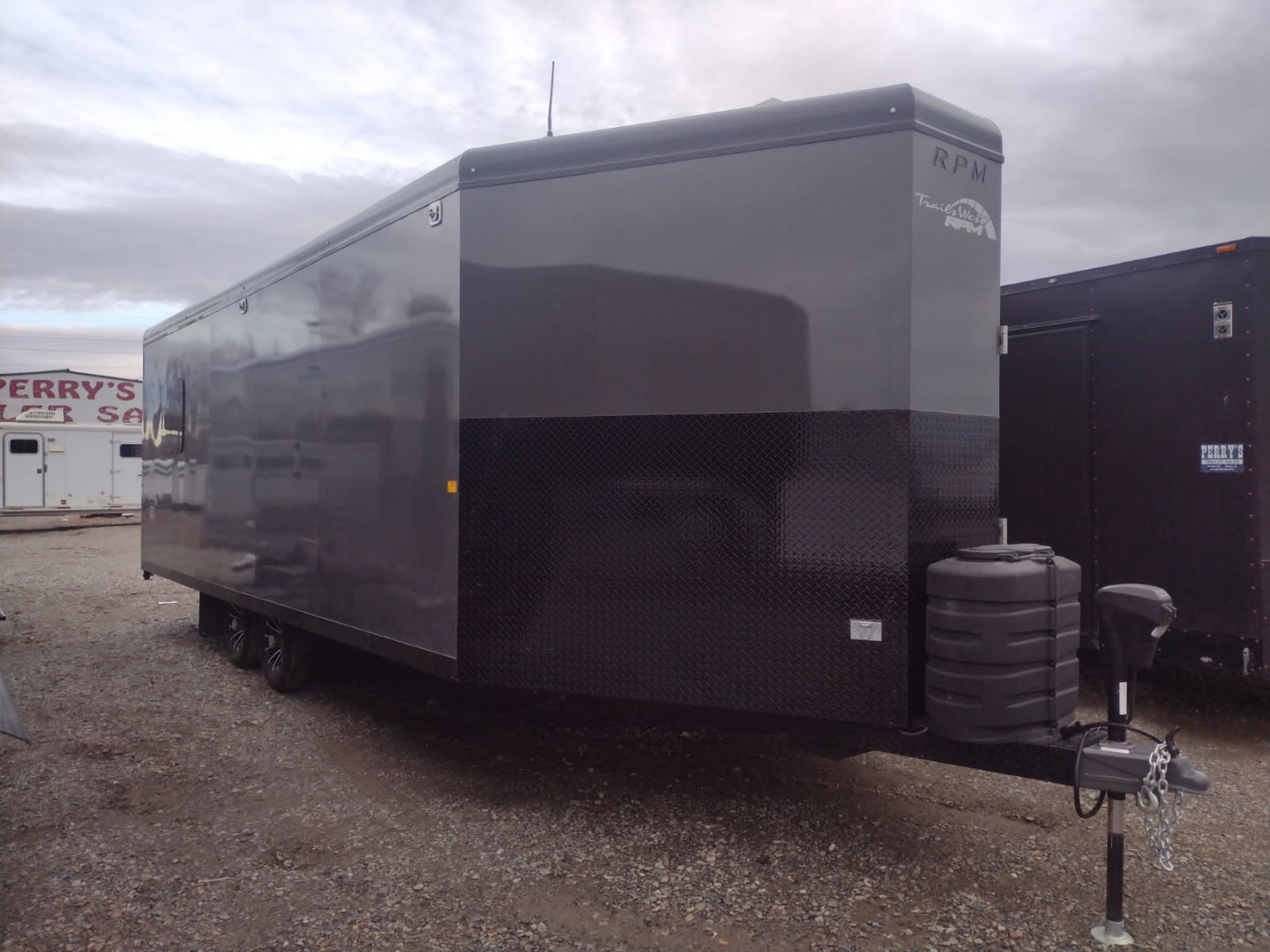 New 2026 Trails West RPM 28' Snowmobile Trailer