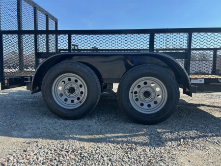 New 2026 Texas Bragg Trailers 12LD w/ 2' Exp Metal Sides & Gate Utility Trailer