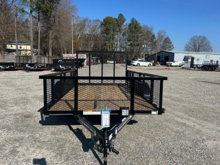 New 2026 Texas Bragg Trailers 12LD w/ 2' Exp Metal Sides & Gate Utility Trailer