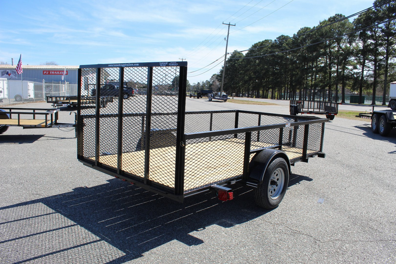 New 2026 Texas Bragg Trailers 6x12LD w/ 2' Sides & Gate Utility Trailer