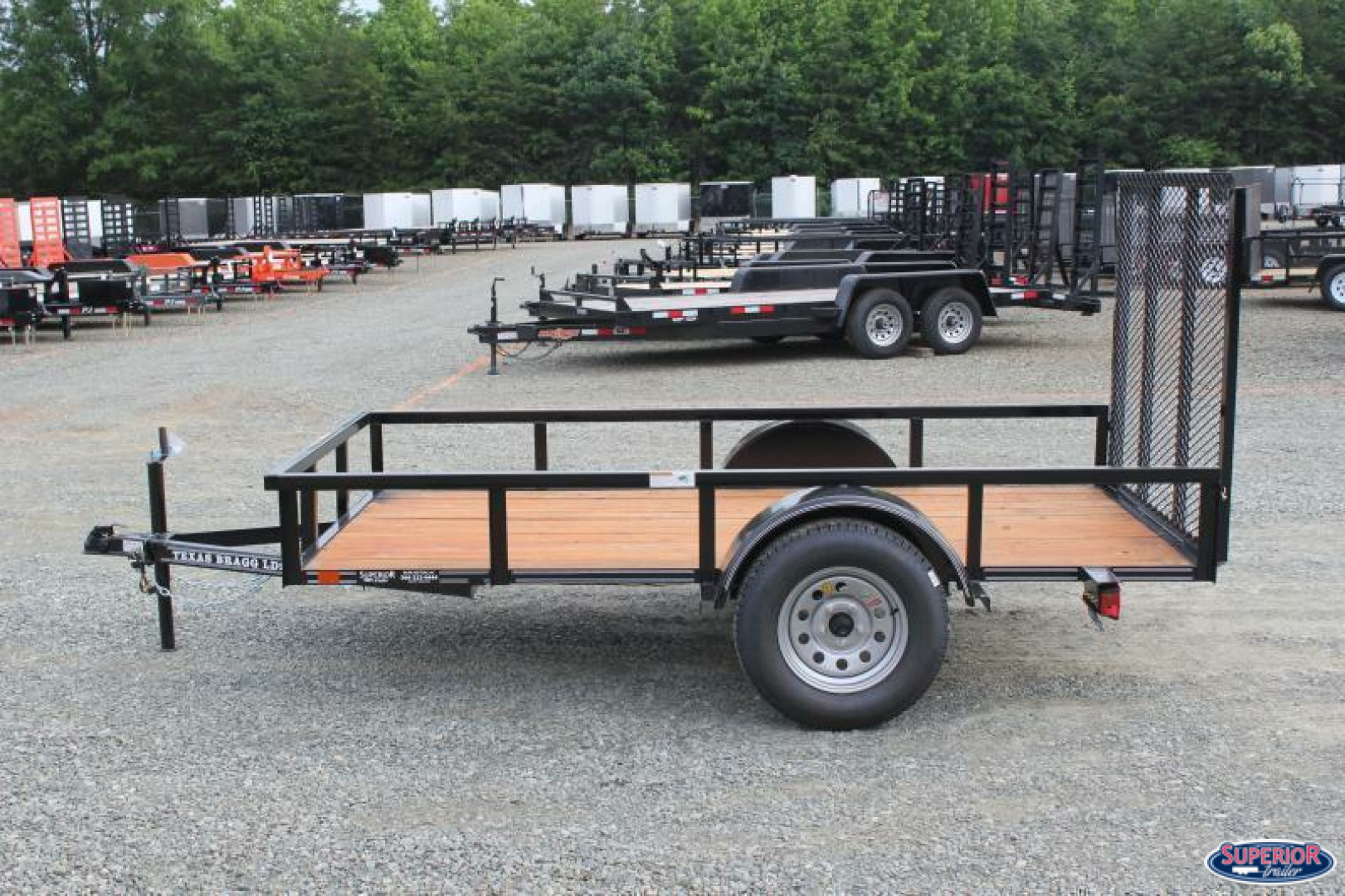 New 2026 Texas Bragg Trailers 5x10LD w/ Gate Utility Trailer