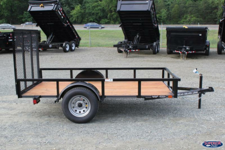New 2026 Texas Bragg Trailers 5x10LD w/ Gate Utility Trailer