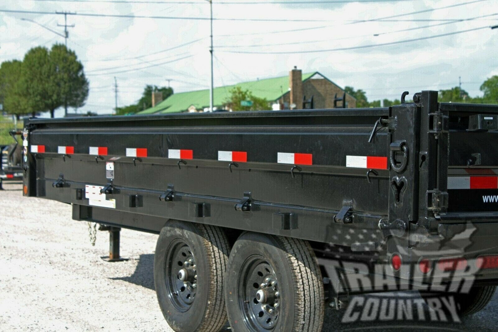 New 2026 New 8' x 14' Iron Bull Scissor Hoist Hydraulic Dump Trailer w/18" High DUAL DROP SIDES, Remote Power Up & Down, and MORE