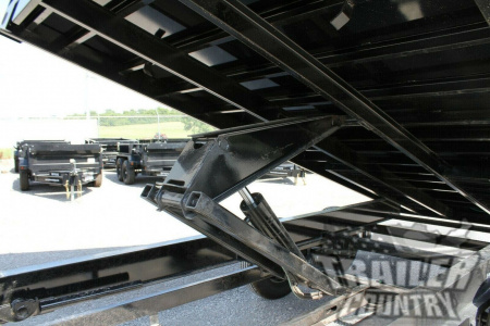 New 2026 New 8' x 14' Iron Bull Scissor Hoist Hydraulic Dump Trailer w/18" High DUAL DROP SIDES, Remote Power Up & Down, and MORE