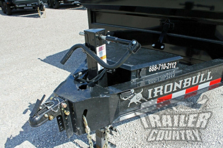 New 2026 New 8' x 14' Iron Bull Scissor Hoist Hydraulic Dump Trailer w/18" High DUAL DROP SIDES, Remote Power Up & Down, and MORE