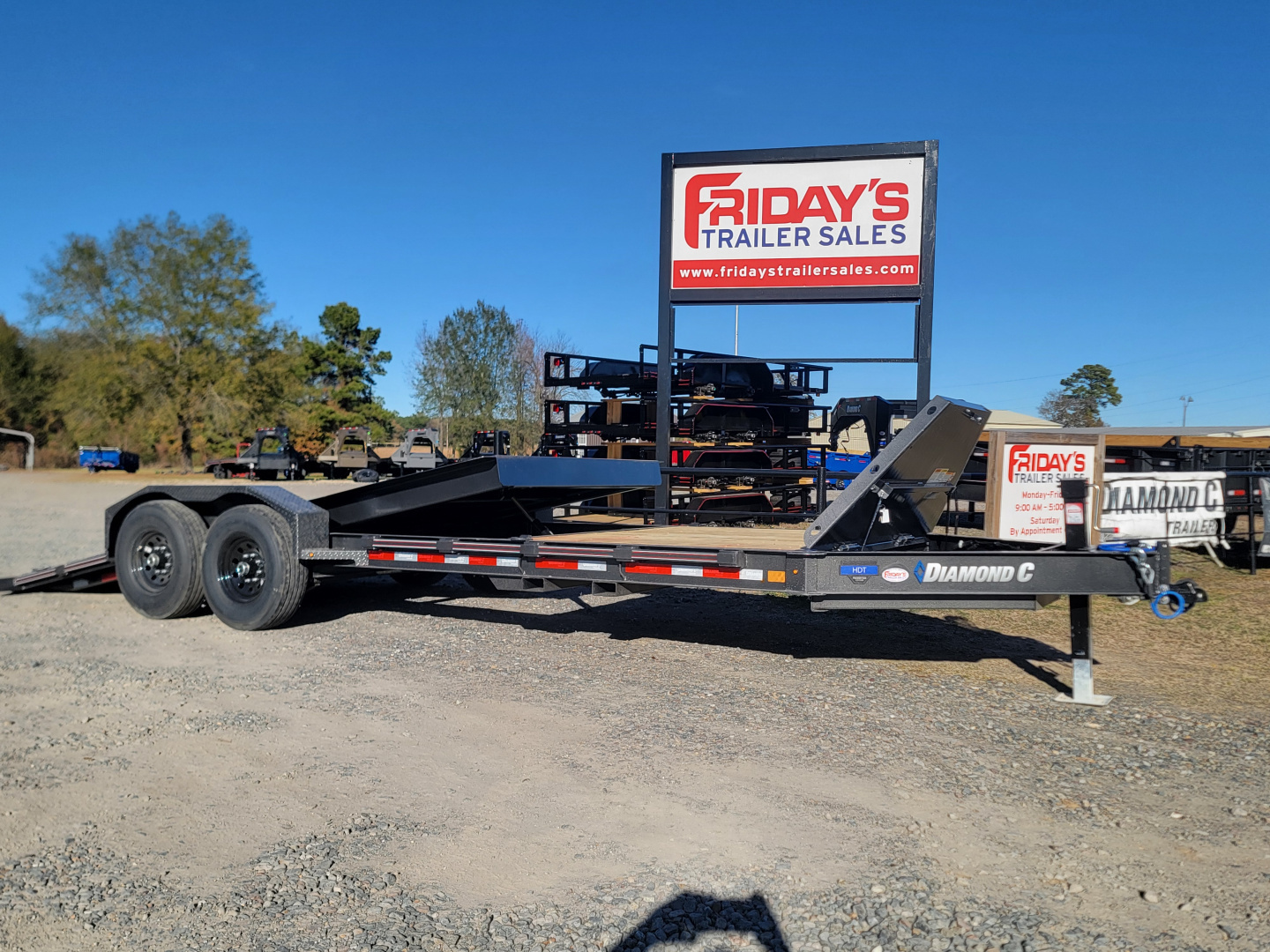 New 2026 Diamond C Trailers HDT207 22' x 82" Tilt Trailer