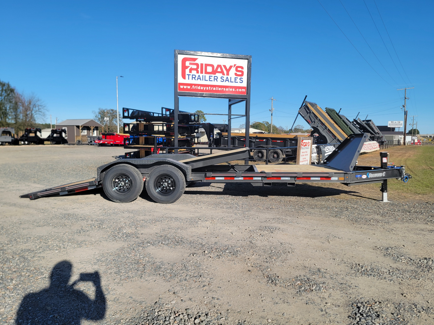 New 2026 Diamond C Trailers HDT207 22' x 82" Tilt Trailer