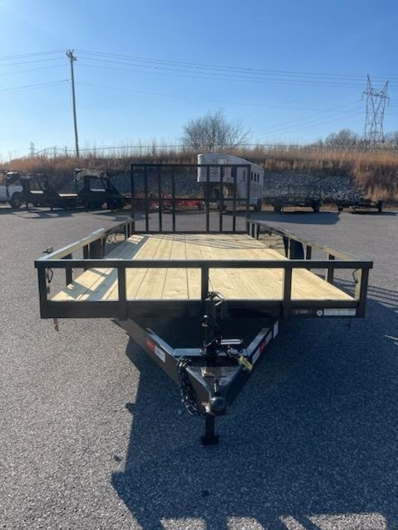 New 2026 Lawrimore 83 x 16 TA-TUBING TOP RAIL Utility Trailer