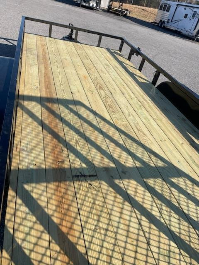 New 2026 Lawrimore 83 x 16 TA-TUBING TOP RAIL Utility Trailer