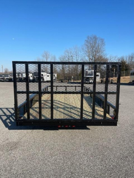 New 2026 Lawrimore 83 x 16 TA-TUBING TOP RAIL Utility Trailer