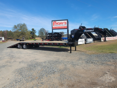 New 2026 Diamond C Trailers FMAX212 35' x 102  Hydraulic Dovetail Pacesetter Edition