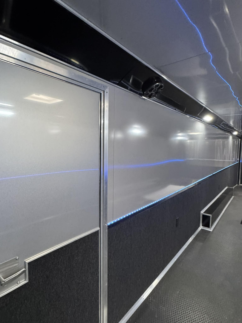 New 2025 RC Trailers 8.5X44 GOOSENECK TRAILER ELECTRIC AWNING Car / Racing Trailer