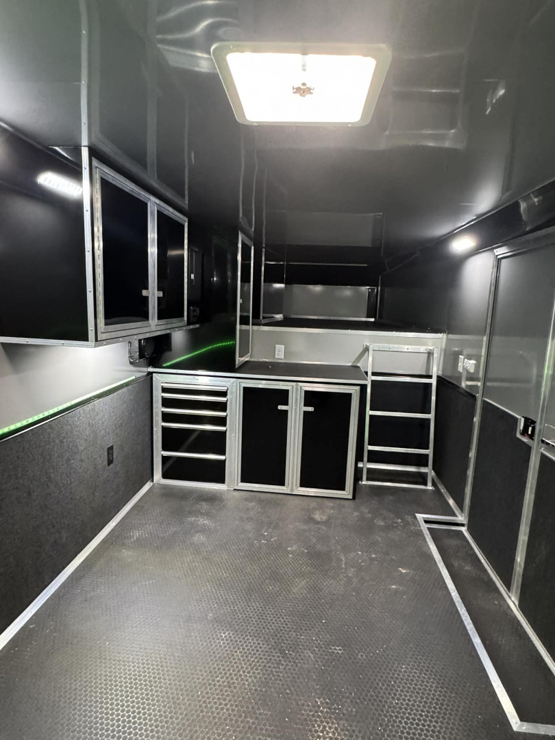 New 2025 RC Trailers 8.5X44 GOOSENECK TRAILER ELECTRIC AWNING Car / Racing Trailer