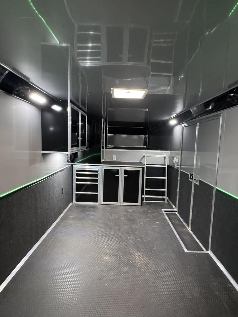 New 2025 RC Trailers 8.5X44 GOOSENECK TRAILER ELECTRIC AWNING Car / Racing Trailer