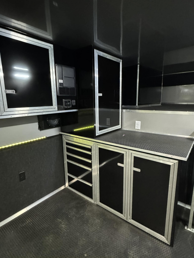 New 2025 RC Trailers 8.5X44 GOOSENECK TRAILER ELECTRIC AWNING Car / Racing Trailer