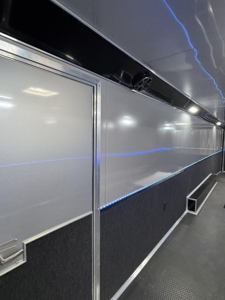 New 2025 RC Trailers 8.5X44 GOOSENECK TRAILER ELECTRIC AWNING Car / Racing Trailer