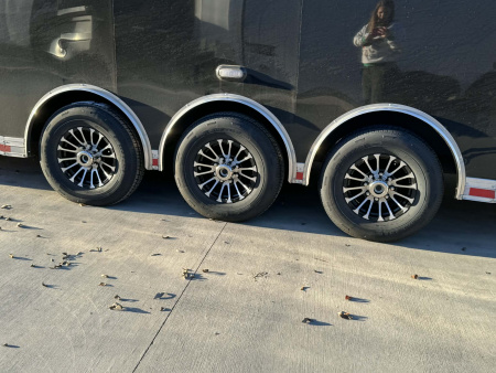 New 2025 RC Trailers 8.5X44 GOOSENECK TRAILER ELECTRIC AWNING Car / Racing Trailer