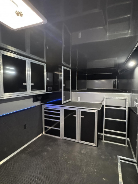 New 2025 RC Trailers 8.5X44 GOOSENECK TRAILER ELECTRIC AWNING Car / Racing Trailer