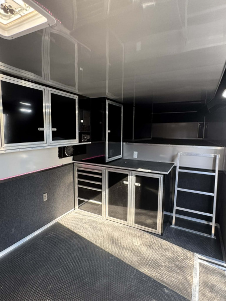 New 2025 RC Trailers 8.5X44 GOOSENECK TRAILER ELECTRIC AWNING Car / Racing Trailer