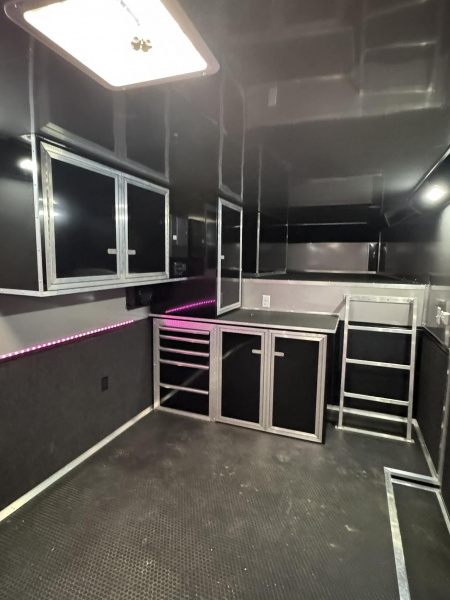 New 2025 RC Trailers 8.5X44 GOOSENECK TRAILER ELECTRIC AWNING Car / Racing Trailer