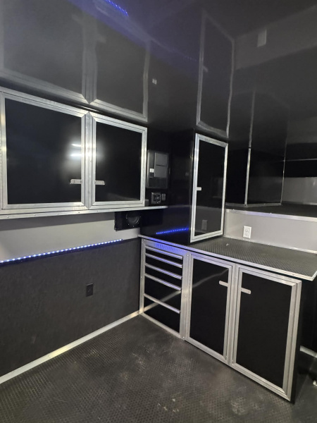 New 2025 RC Trailers 8.5X44 GOOSENECK TRAILER ELECTRIC AWNING Car / Racing Trailer