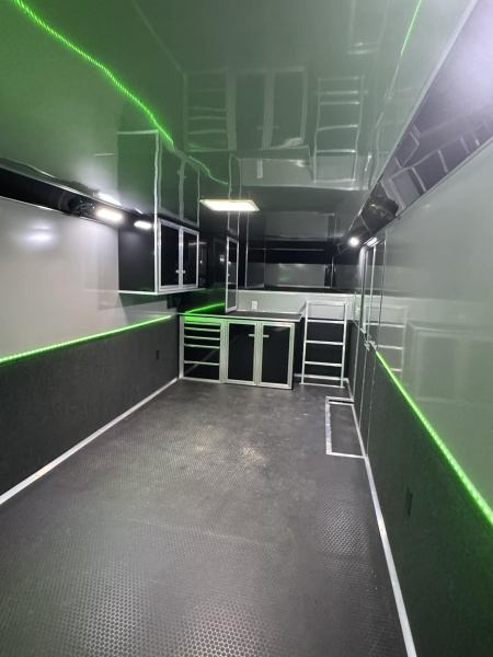 New 2025 RC Trailers 8.5X44 GOOSENECK TRAILER ELECTRIC AWNING Car / Racing Trailer