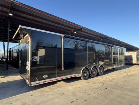 New 2025 RC Trailers 8.5X44 GOOSENECK TRAILER ELECTRIC AWNING Car / Racing Trailer