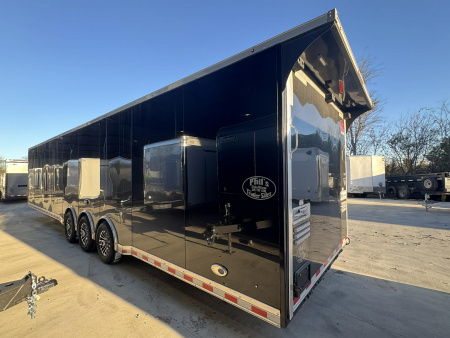 New 2025 RC Trailers 8.5X44 GOOSENECK TRAILER ELECTRIC AWNING Car / Racing Trailer