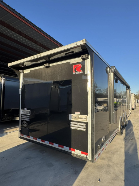 New 2025 RC Trailers 8.5X44 GOOSENECK TRAILER ELECTRIC AWNING Car / Racing Trailer