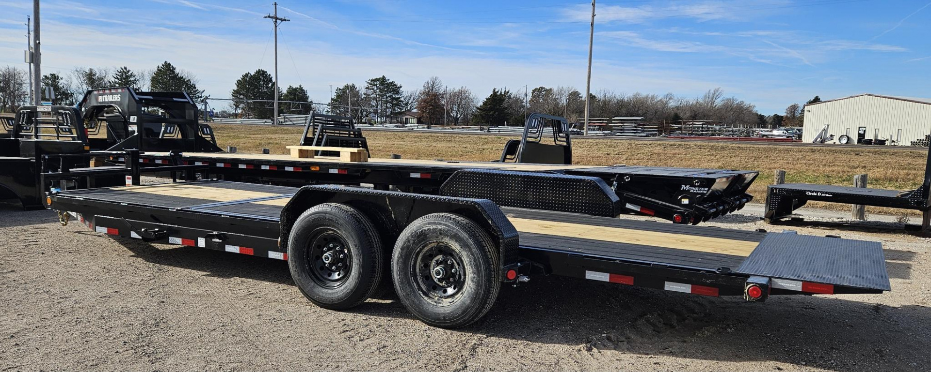 New 2026 PJ Trailers 83" x 22' 6" Channel Equipment (T6) Tilt Trailer