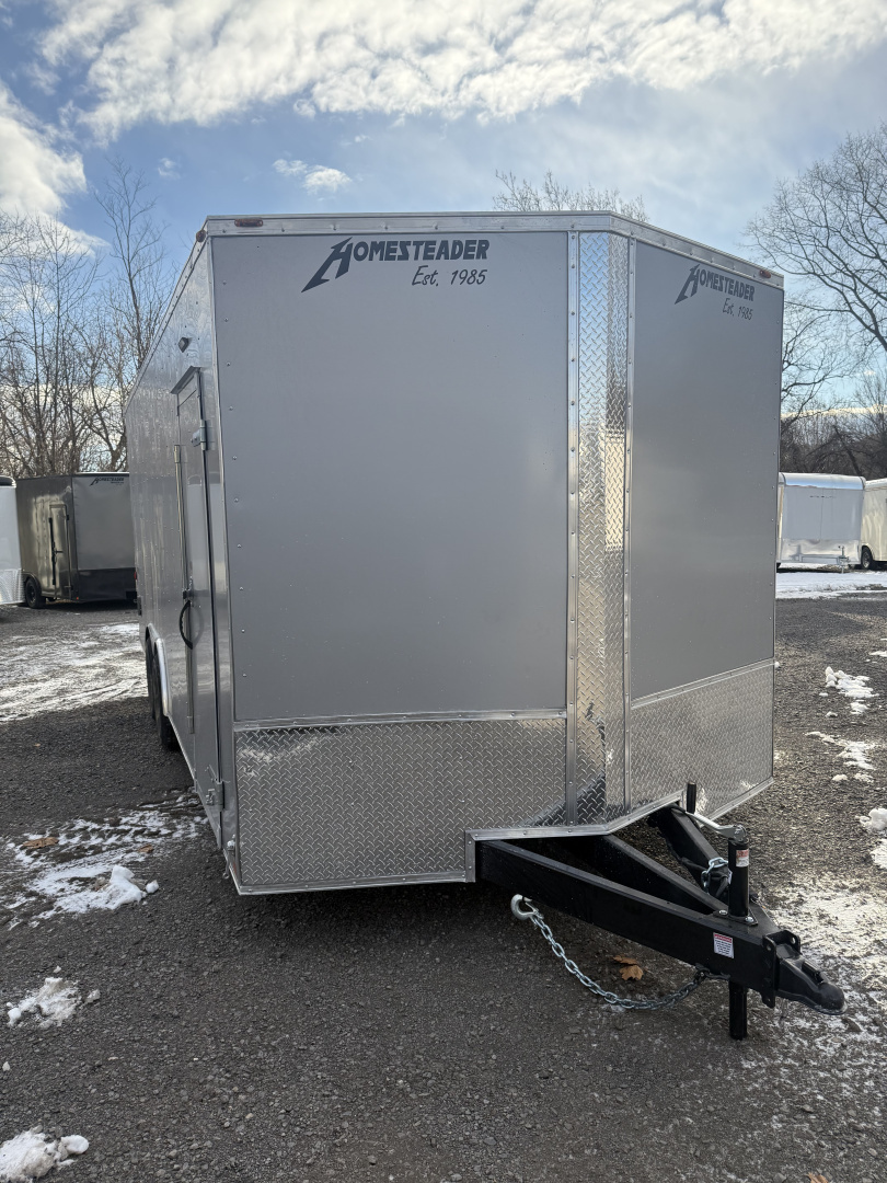 New 2026 Homesteader 8 x 20' UTV Trailer - 84" Interior - 9950# GVWR - Rear Spoiler