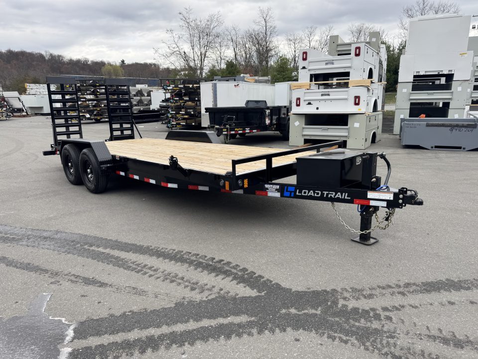 New 2026 Load Trail CH8320072_68144_1 7X20TA Equipment Trailer *BLACK *TOOLBOX