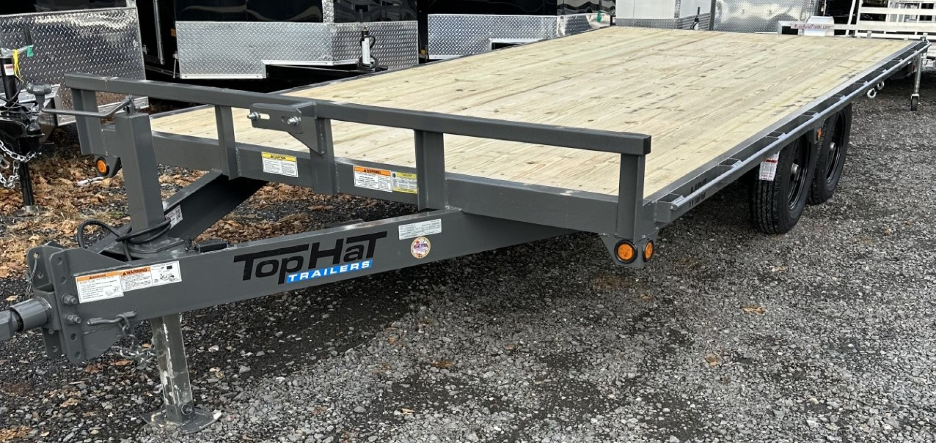 New 2026 Top Hat MDO 16X96 Deckover Trailer