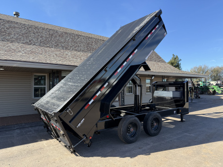 New 2026 PJ 82"x16' GN Tandem Axle HD Low Pro Dump w/ 36" Sides – DE