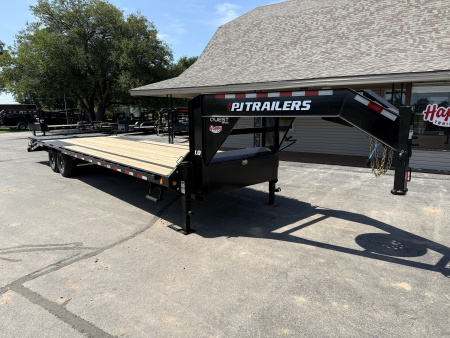 New 2026 PJ 102”x30’ Quest Gooseneck Flatbed w/ Singles – LQ