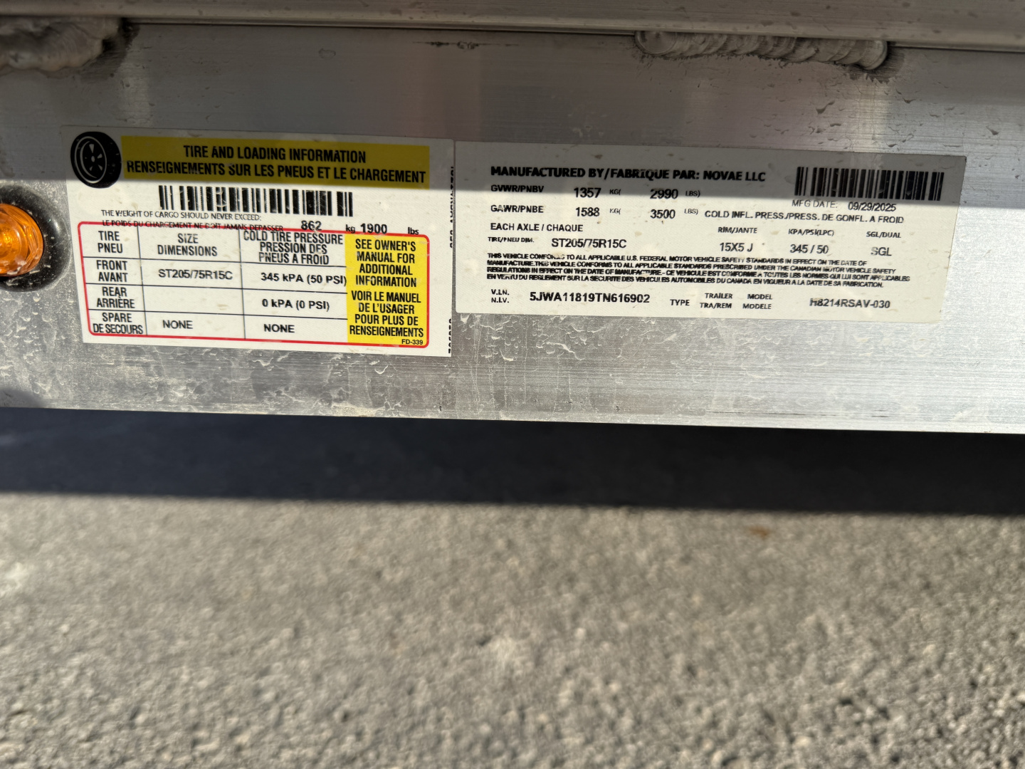 New 2026 H&H Trailers 82x14 Aluminum ATV, 3K Utility Trailer