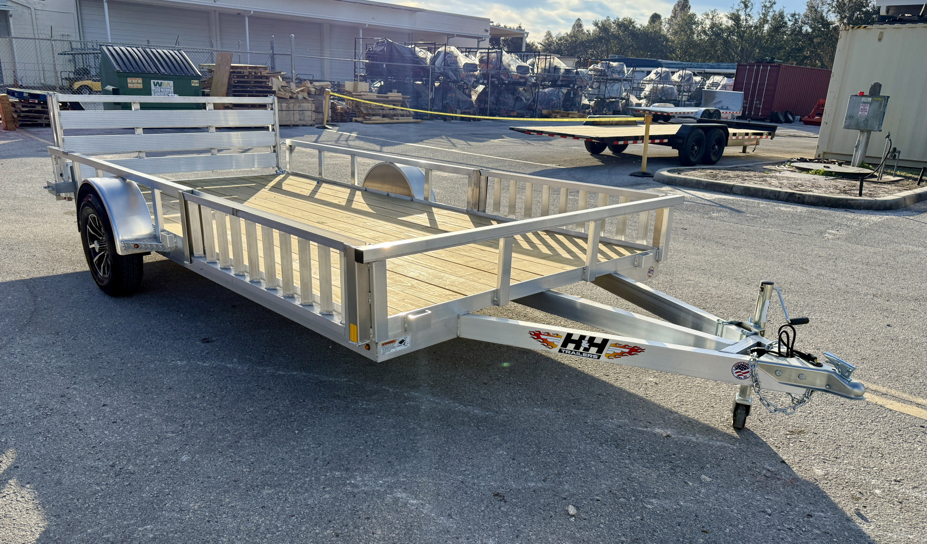 New 2026 H&H Trailers 82x14 Aluminum ATV, 3K Utility Trailer
