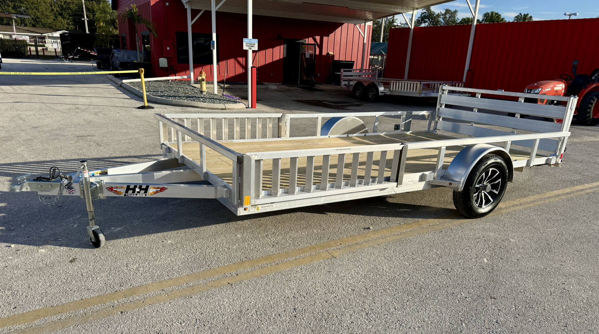 New 2026 H&H Trailers 82x14 Aluminum ATV, 3K Utility Trailer