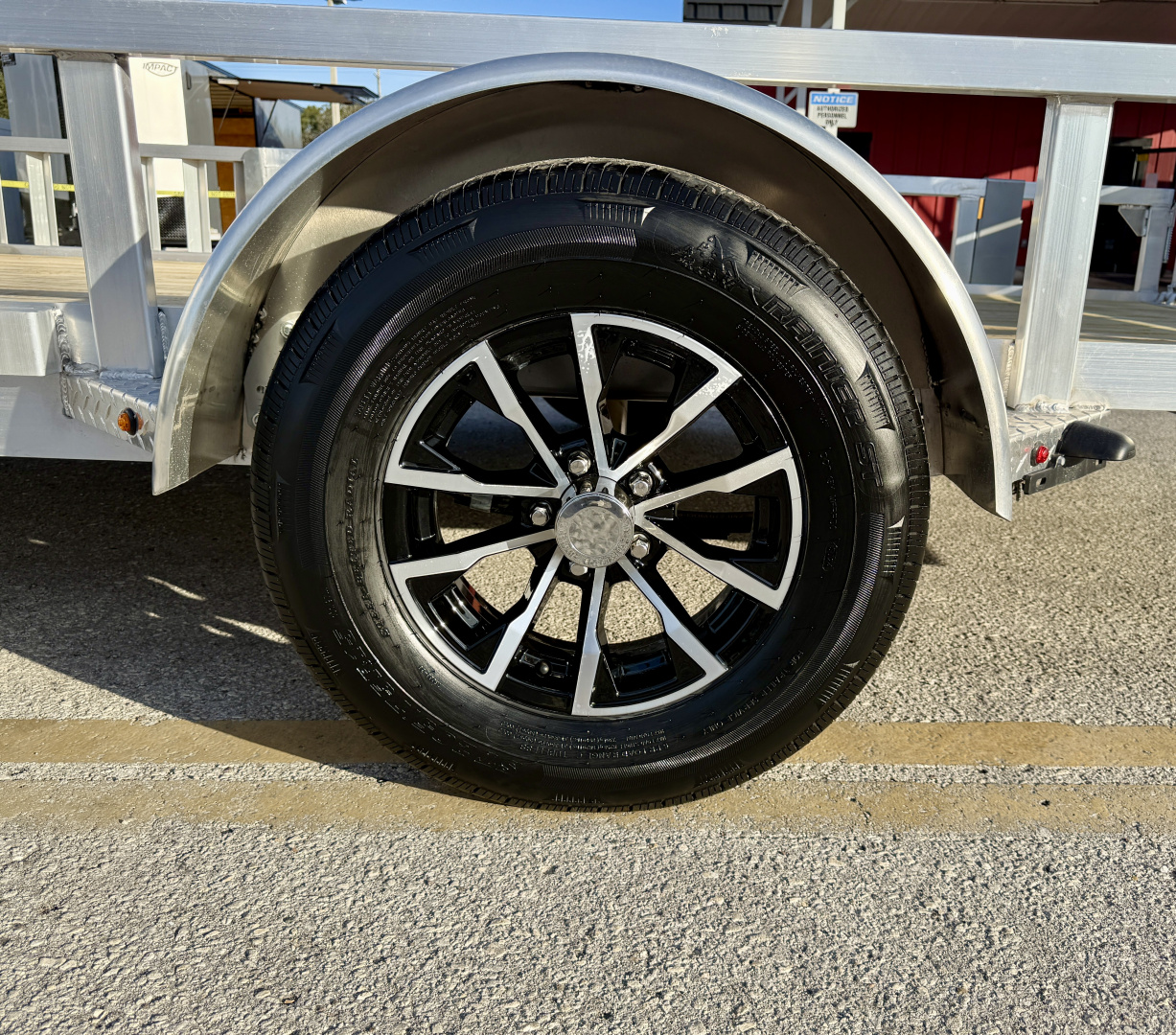 New 2026 H&H Trailers 82x14 Aluminum ATV, 3K Utility Trailer