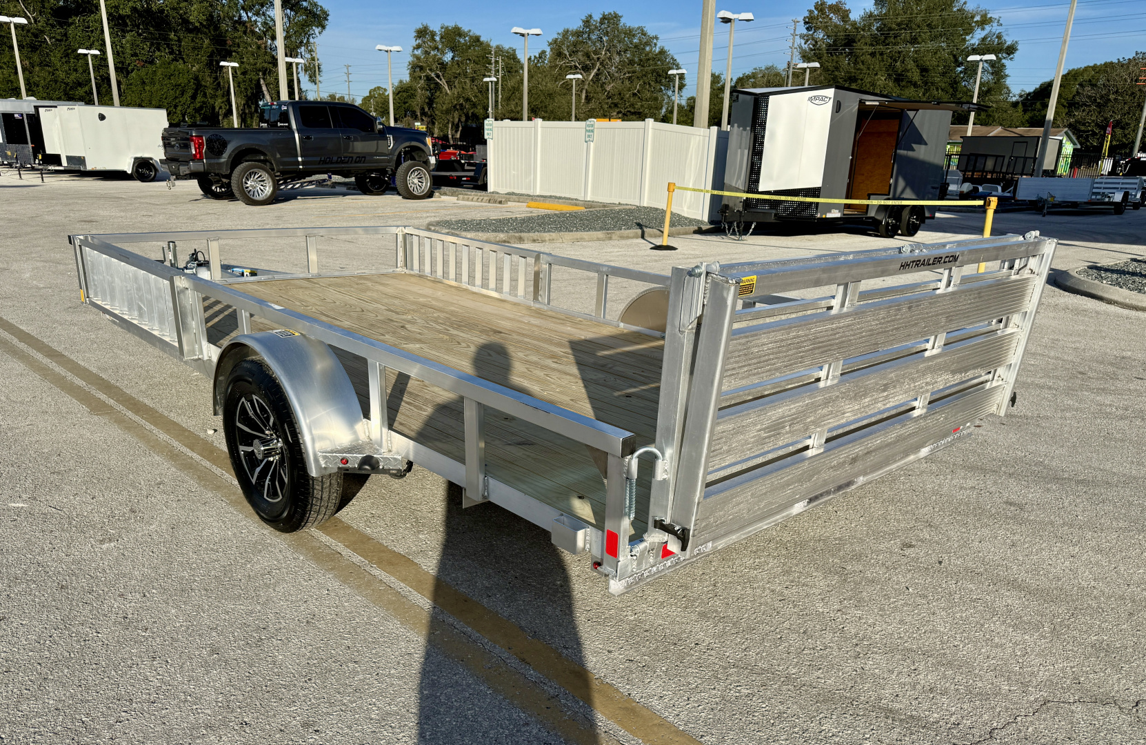 New 2026 H&H Trailers 82x14 Aluminum ATV, 3K Utility Trailer