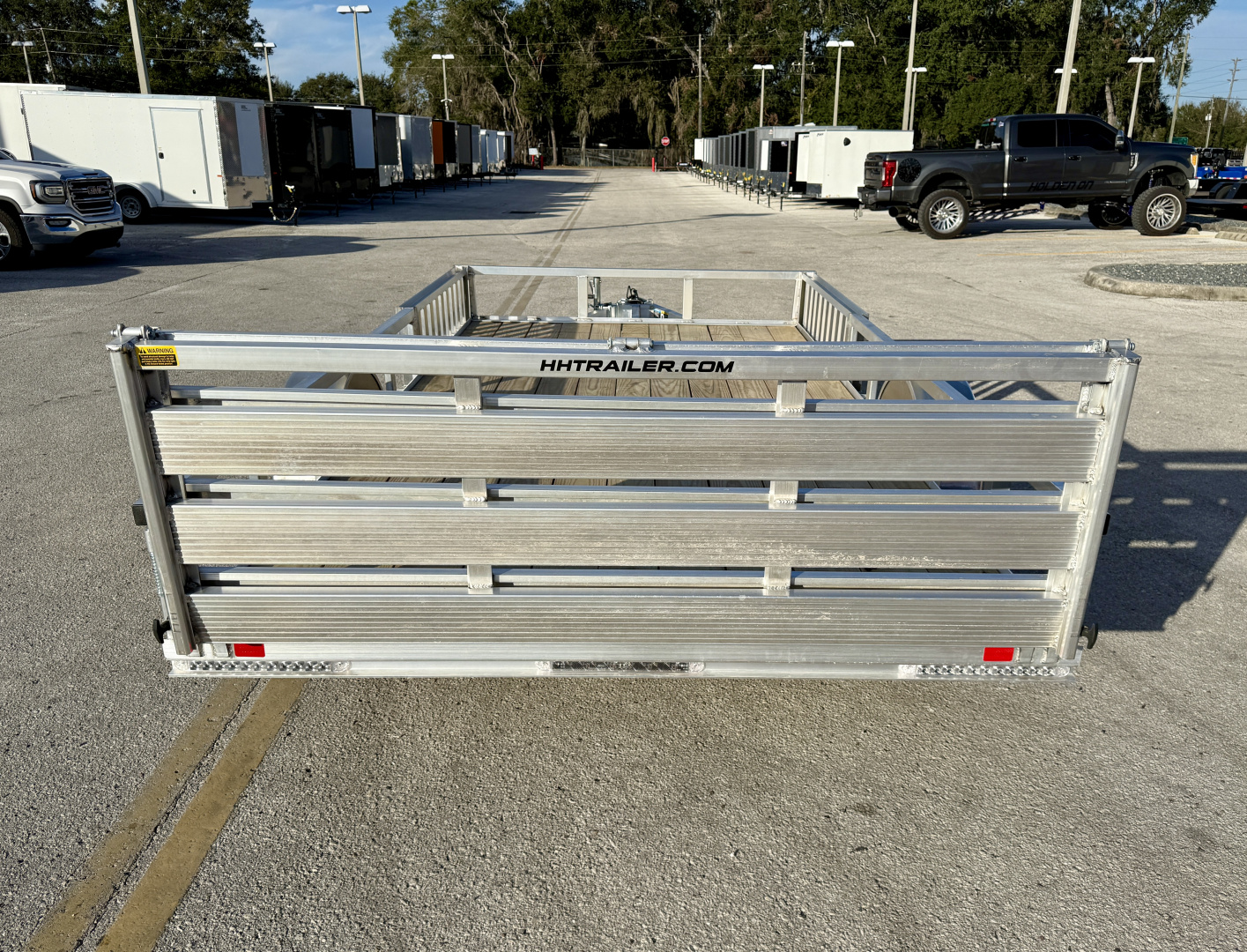 New 2026 H&H Trailers 82x14 Aluminum ATV, 3K Utility Trailer